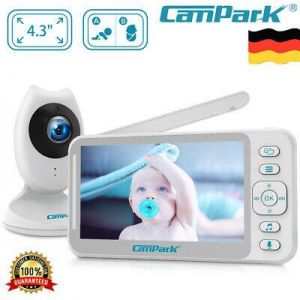 Wireless 4,3" Babyphone Video Monitor Digitaler Nachtsichtkamera Split Screen DE