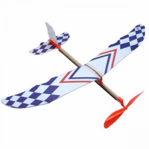 Elastic Rubber Band Powered DIY Foam Plane Kit Aircraft Model Educational Toy