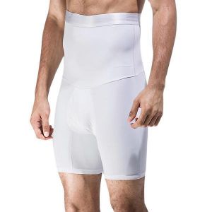 Mens High Waist Elastic Tight Hip Lifting Shapewear Body Sculpting Tummy Tuck Underwear
