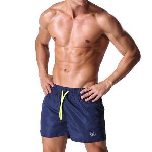 Summer Colorful Quick Drying Tennis Shorts Mens Fashion Light Weight Drawstring Sports Boxer Shorts