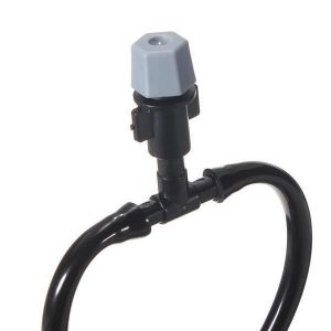 50pcs Hose Nozzle Tee Connectors Drip Irrigation Tool For 4/7mm Hose