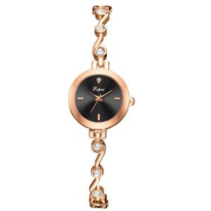 LVPAI P1080 Elegant Design Women Bracelet Watch Clock Diamond Quartz Watches