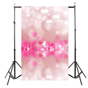 5x7FT Vinyl Pink Abstract Halo Theme Studio Photography Backdrop Photo Background