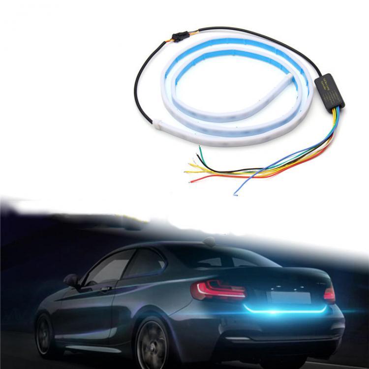 קונים ת'כלס... חווית קנייה מעולם אחר הכול לרכב Flow LED Car Vehicle Rear Trunk Tailgate Turn Signal Lamp Tail Brake Light Strip